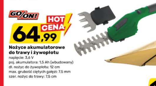 nożyce do trawy akumulatorowe