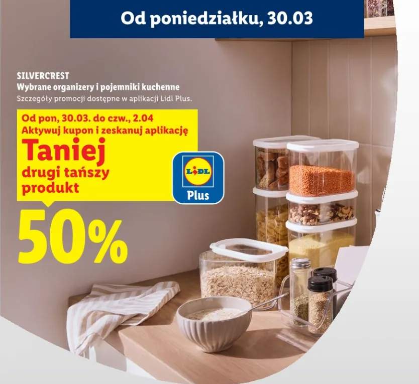 Wybrane organizery i pojemniki kuchenne