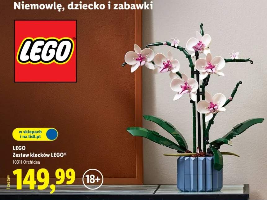 Zestaw klocków LEGO 10311 Orchidea