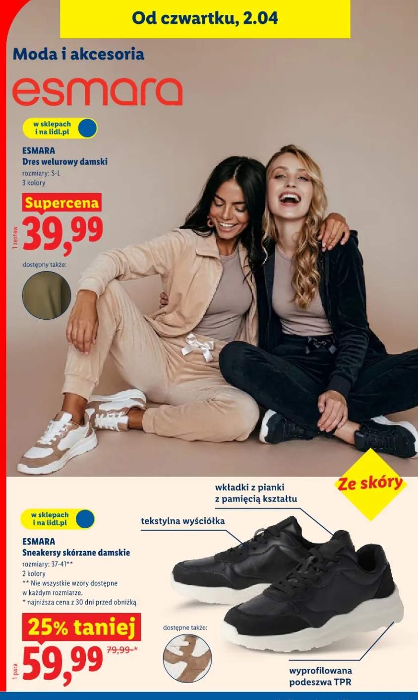 Dres welurowy damski