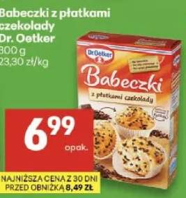 Babeczki z płatkami czekolady Dr. Oetker