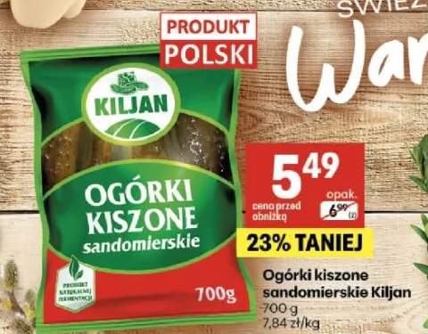 Ogórki kiszone sandomierskie