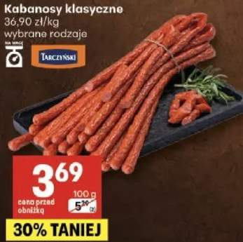 Kabanosy klasyczne wybrane rodzaje