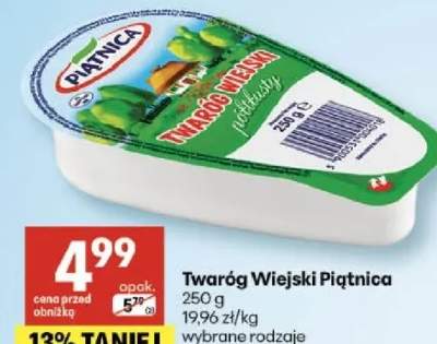 Twaróg Wiejski wybrane rodzaje