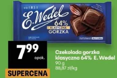 Czekolada gorzka klasyczna 64%