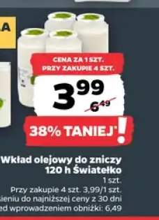 Wkład olejowy do zniczy 120 h