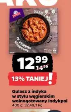 Gulasz z indyka w stylu węgierskim wolnogotowany