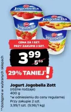 Jogurt Jogobella, różne rodzaje