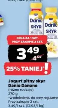 Jogurt pitny skyr Danio, różne rodzaje