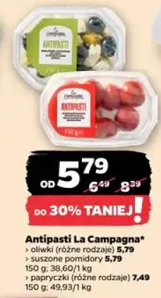 Antipasti oliwki, różne rodzaje
