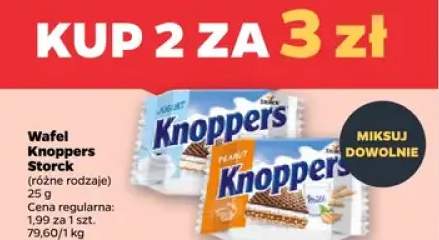 Wafel Knoppers, różne rodzaje 2 szt.