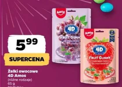 Żelki owocowe, różne rodzaje