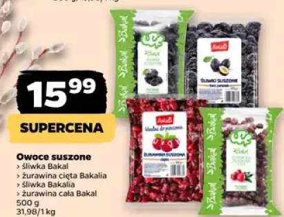 Owoce suszone żurawina 500 g