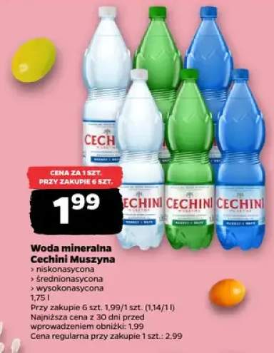 Woda mineralna Muszyna wysokonasycona 1,75 l