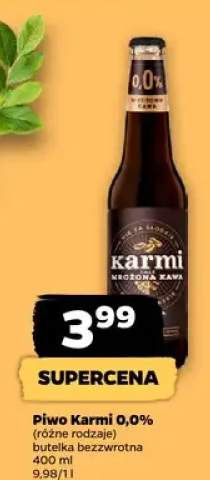 Piwo Karmi 0,0%, różne rodzaje