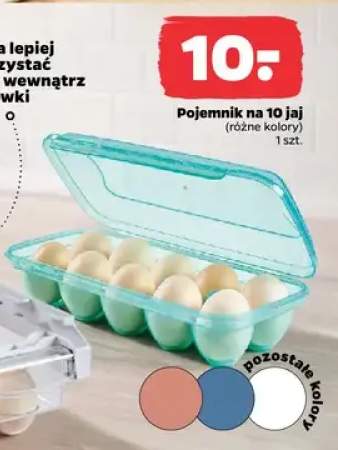 Pojemnik na 10 jaj różne kolory