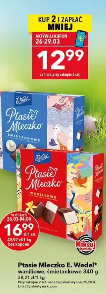 Ptasie mleczko waniliowe