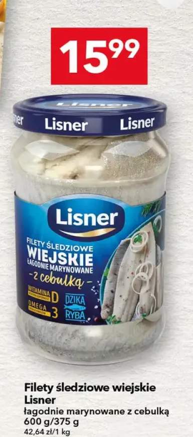 Filety śledziowe wiejskie łagodnie marynowane z cebulką