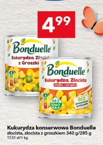 Kukurydza konserwowa złocista z groszkiem