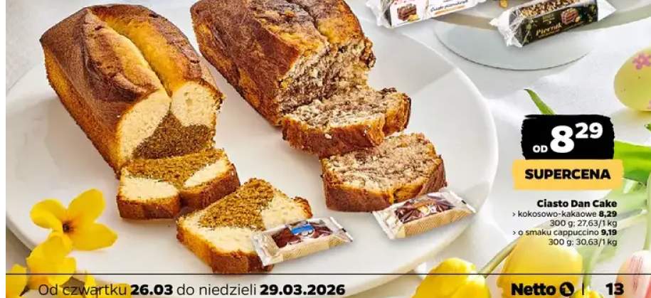 Ciasto o smaku cappuccino