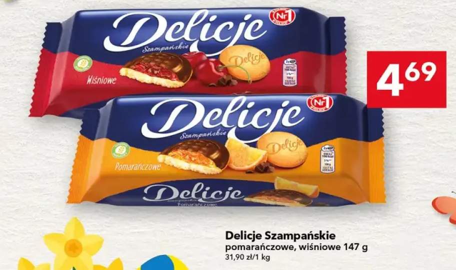 Ciastka Szampańskie wiśniowe