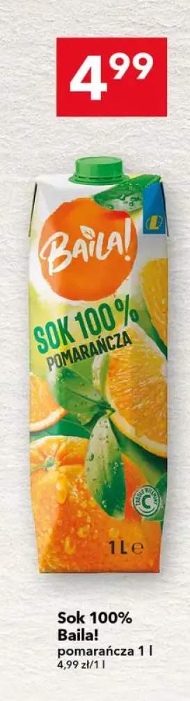 Sok 100% pomarańcza