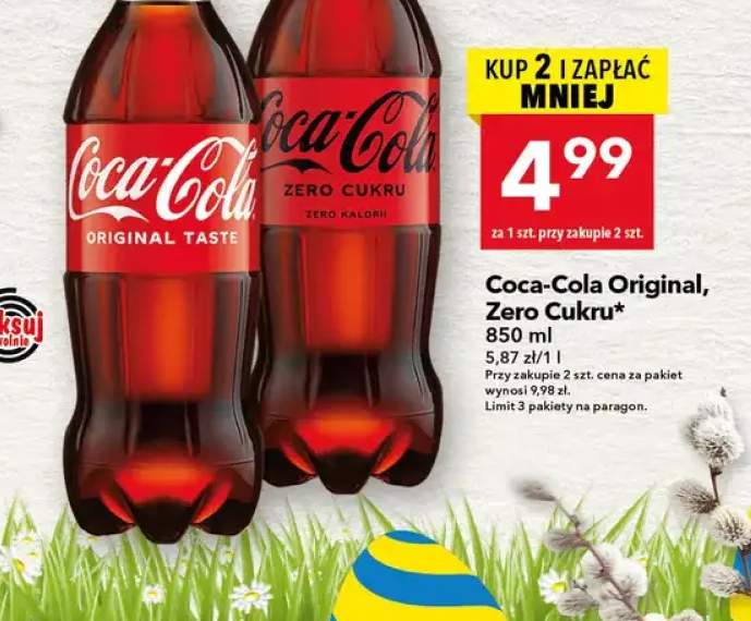 Napój Coca-Cola Zero Cukru