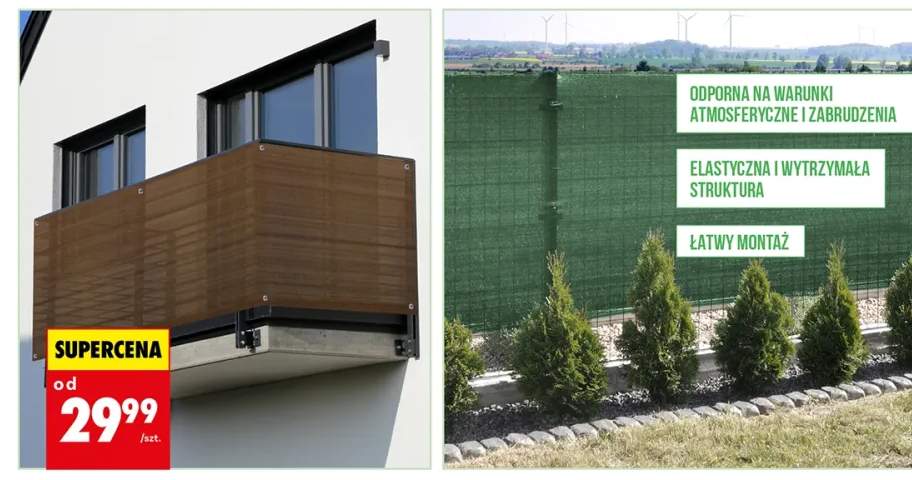 Osłona ogrodzeniowa