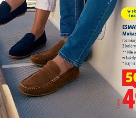 Mokasyny skórzane męskie