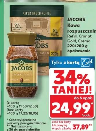 Kawa rozpuszczalna Refill Cronat Gold, Crema