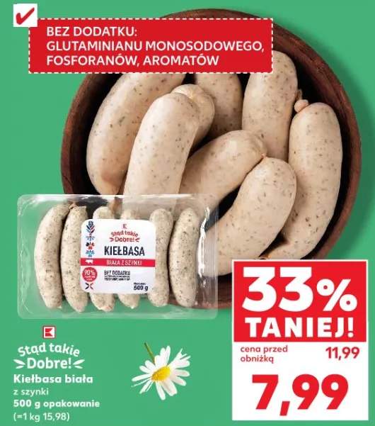 Kiełbasa biała z szynki