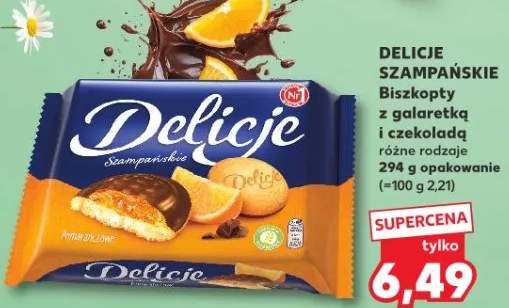 Biszkopty z galaretką i czekoladą różne rodzaje