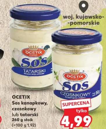 Sos kanapkowy, czosnkowy lub tatarski