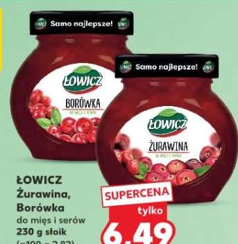 Żurawina, Borówka do mięs i serów