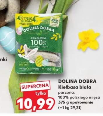 Kiełbasa biała parzona, 100% polskiego mięsa