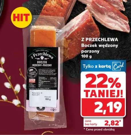 Boczek wędzony parzony