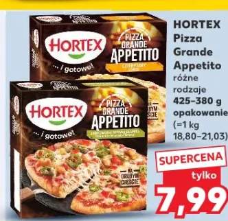 Pizza Grande Appetito różne rodzaje
