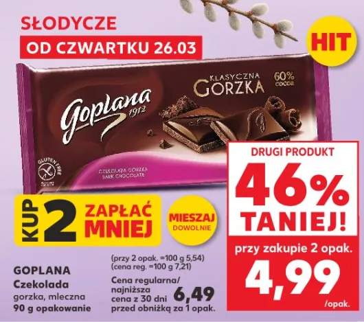Czekolada gorzka 60%