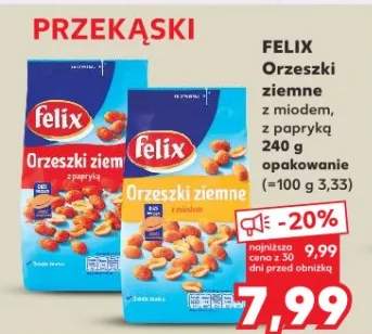 Orzeszki ziemne z migdałem, z papryką