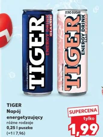 Napój energetyzujący różne rodzaje