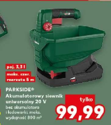 Akumulatorowy siewnik uniwersalny 20 V