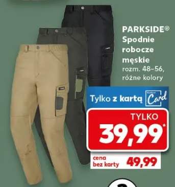 Spodnie robocze męskie różne kolory