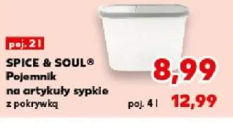 Pojemnik na artykuły sypkie z pokrywką