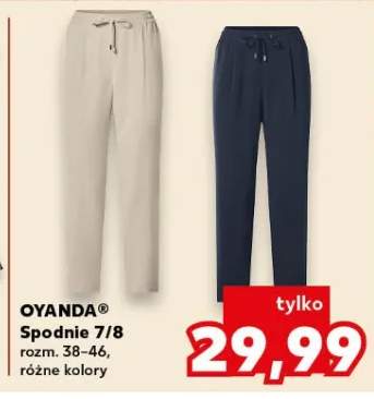 Spodnie 7/8 rozm. 38-46, różne kolory