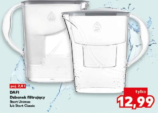 Dzbanek filtrujący Start Unimax lub Start Classic