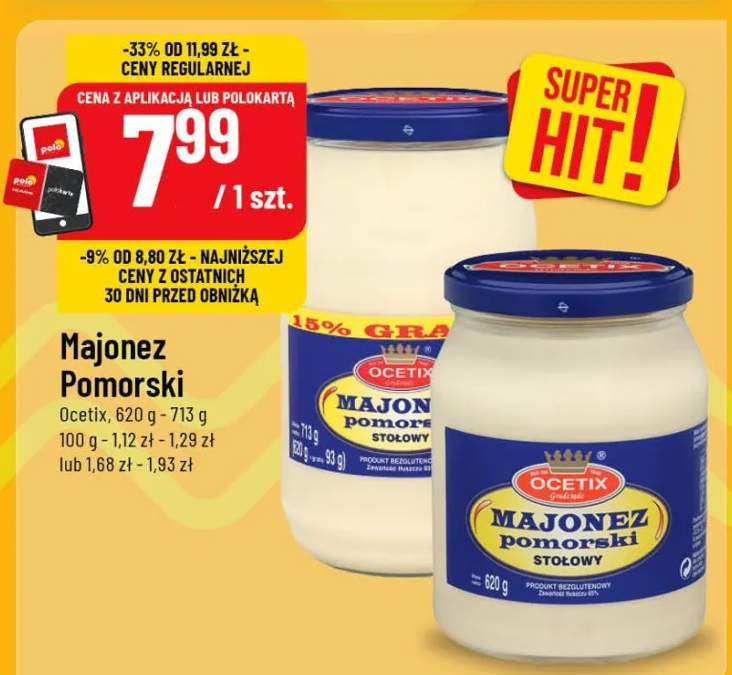 Majonez pomorski stołowy