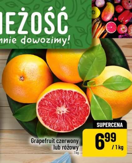 Grapefruit czerwony lub różowy