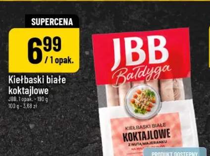 Kiełbaski białe koktajlowe