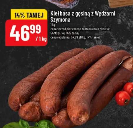 Kiełbasa z gęsiną z Wędzarni
