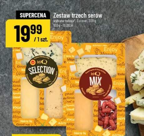 Zestaw trzech serów